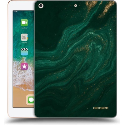 Picasee silikónový prehľadný obal pre Apple iPad 9.7 2018 6. gen Green