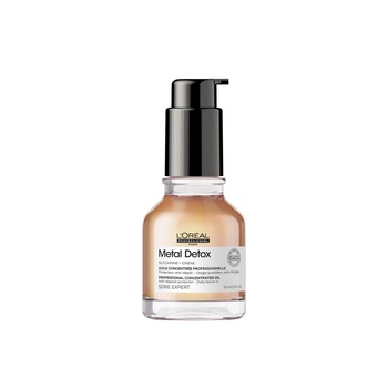 L'Oréal LOreal Professionnel Serie Expert Metal Detox Glicoamine + Ionene третиране с масло за коса защита против отлагания 50 мл