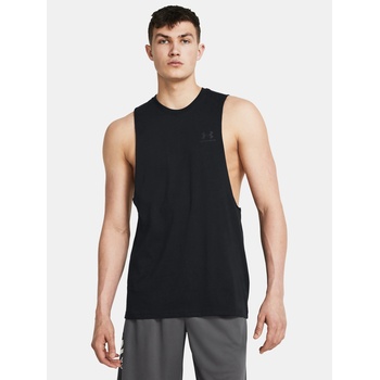 Under Armour Мъжки потник Under Armour UA LEFT CHEST CUT OFF TANK-BLK Under Armour | Cheren | МЪЖЕ | 3XL