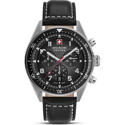 Swiss Military Hanowa Мъжки часовник Swiss Military Hanowa Greyhound Chrono SMWGC0003801 (SMWGC0003801)