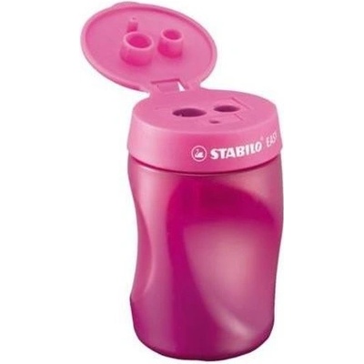 Strúhatko STABILO EASYsharpener so zásobníkom pre ľavákov, ružové
