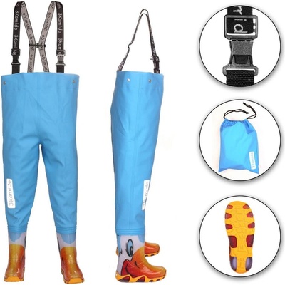 3Kamido Dětské brodící kalhoty modrá kachňata