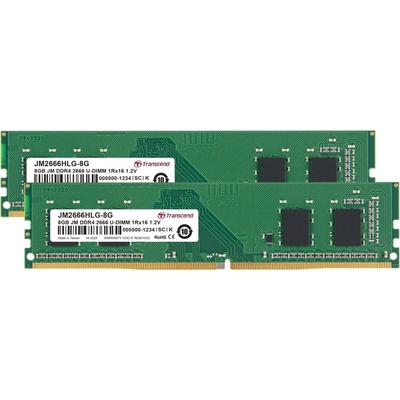 Transcend DDR4 16GB 2666MHz CL19 JM2666HLG-16GK