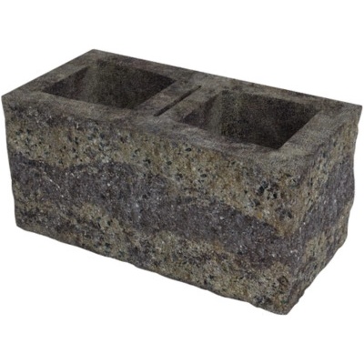 Okrasná tvárnice DITON trojstranná D1 400x195x190 mm pískovo-hnědá