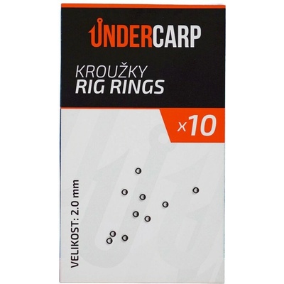 UnderCarp krúžky 10 ks Rig Rings Veľkosť 2,0mm