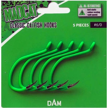 MadCat A-Static Classic Catfish Hook vel.6 5 ks