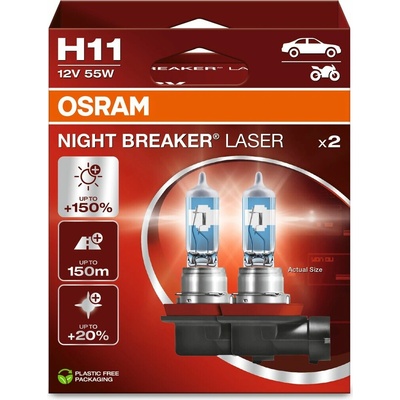 Osram Night Breaker Laser H11 PGJ19-2 12V 55W