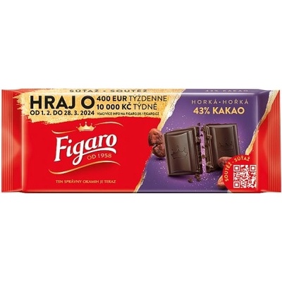 Figaro horká 43% 80 g