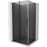 Mexen Velar L плъзгащ се душ кабина 120 x 80 cm, графит, четка gun gray - 871-120-080-43-66 (871-120-080-43-66)