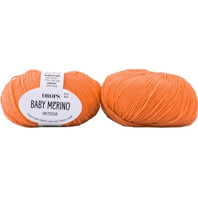 Drops Baby Merino 36 oranžová