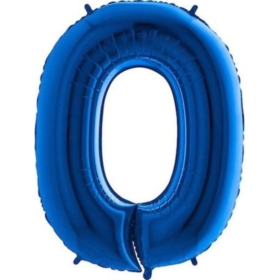 FLEXMETAL Balón foliový číslice MODRÁ BLUE 115 cm 0