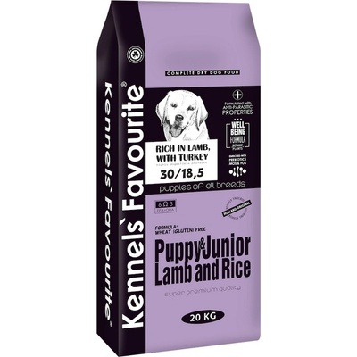 Kennels Flavourite Puppy & Junior Lamb and rice 3 Kg