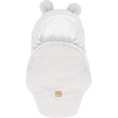 Meowbaby Бебешко одеяло от шерпа в цвят слонова кост 45x80 cm - Meowbaby (MBEOT07)