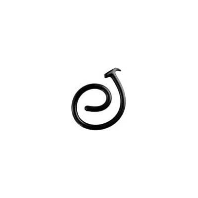 Ouch! Ass Snake дилдо за анална игра, черно 100 см (P24309)