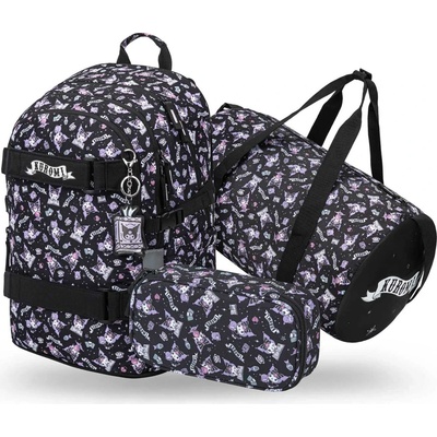 BAAGL SET 3 Skate Kuromi Black