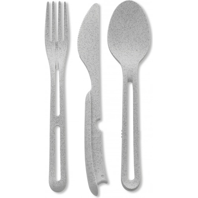 Koziol Příbor KLIKK set 3 ks organic šedá