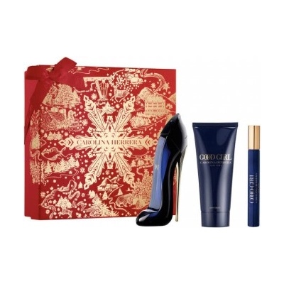 Carolina Herrera Комплект за жени Carolina Herrera Good Girl - Eau de Parfum 80 мл + 10 мл + Лосион за тяло 100 мл