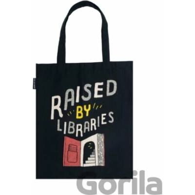 Out of Print Raised by Libraries tote bag Mikey Burton (ilustrátor)