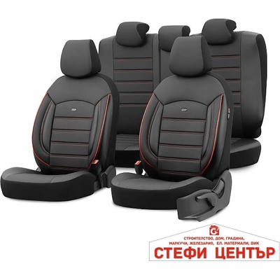 Otom Тапицерия за седалки Otom Premium PRM115 (Черно/Червено) (55073)