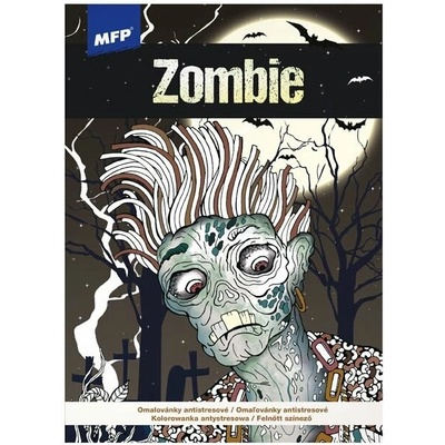 MFP 5301151 Omaľovanky antistresové Zombie 210x290mm