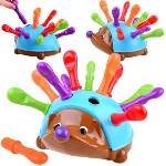 Jokomisiada Educational Hedgehog with Colorful Spikes sorter ZA4397