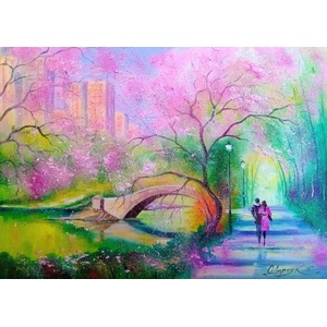 Enjoy - Puzzle A Walk In A City Park - 1 000 piese