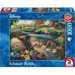 Schmidt Spiele Puzzle Schmidt Thomas Kinkade Disney Alice In Wonderland 1000pc (sch9636)