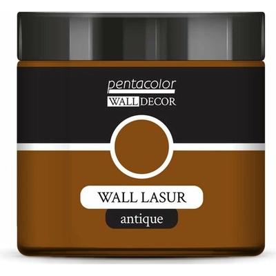 Pentart Wall Decor lazúra s antickým efektom 500 ml Svetlohrdzavá
