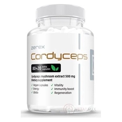 Zerex Cordyceps 500 mg 100 kapslí