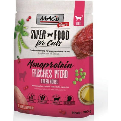 Mac's Cat Adult Fresh Horse Monoproteínová 300 g