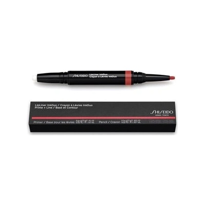 Shiseido LipLiner InkDuo rúž a kontúrovacia ceruzka na pery s balzamom 07 Poppy 1,1 g