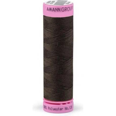 Polyesterové nitě návin 100 m Aspo Amann 0432 Chocolate Brown