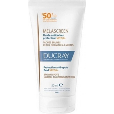 Ducray Слънцезащитен лек крем за лице срещу петна, Ducray Melascreen Protective Anti-Spots Fluid for Normal-Combination Skin SPF50+ 50 ml