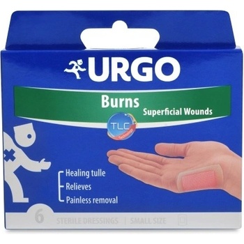 URGO Burns Na popáleniny lipidokol.nápl 5 x 7 cm 6 ks