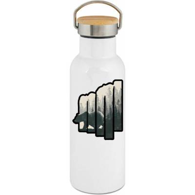 123TRIKO termoska Volání divočiny, medvěd 500 ml