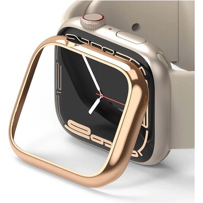 Ringke Рамка от неръждаема стомана с висока степен на защита за Apple Watch 7 41мм - Ringke Bezel Styling Stainless Steel (златист) (AW7-41-02)