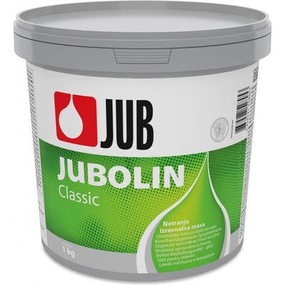 JUB JUBOLIN Classic vnútorný vyrovnávací tmel na stenu a strop 1 kg Biela
