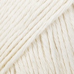 DROPS Design Cotton Light Uni Colour 01 Off White Плетива прежда (106201)