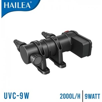 HAILEA UV лампа за аквариум, езеро, потопяема 9W, подходяща за обем 4500 литра Hailea UV-9W