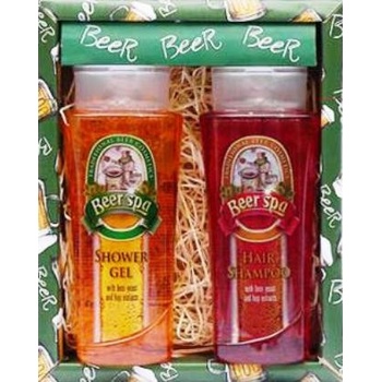 Bohemia Beer Spa sprchový gel 250 ml + vlasový šampon 250 ml dárková sada