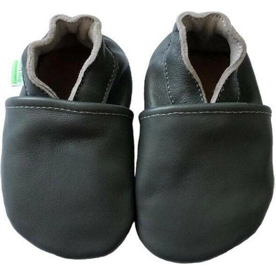 Hopi Hop kožené capáčky Barefoot Antracit
