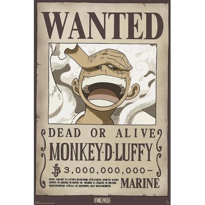 GB eye Plakát One Piece - Wanted Luffy Wano