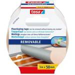 tesa Самозалепваща лента, двустранна, подсилена с текстил, 50 mm x 5 m, TESA "Removable" 55729-00026-11 (55729-00026-11)