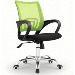 Pepita Ергономичен въртящ се офис стол Pepita - black-lime (20112401)