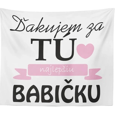 Sablio Deka Ďakujem za tú najlepšiu babičku 150x120