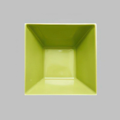 Suisse Langenthal Miska hranatá světlezelená Actual 9,2 x 9,2 cm