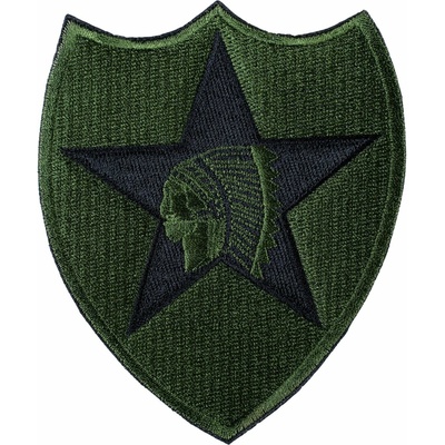 NAVYS Nášivka 2ND INFANTRY DIVISION - OLIV