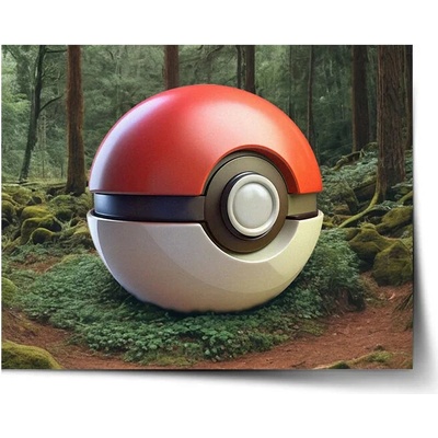 Sablio Plagát Pokemon ball Les - 60x40 cm