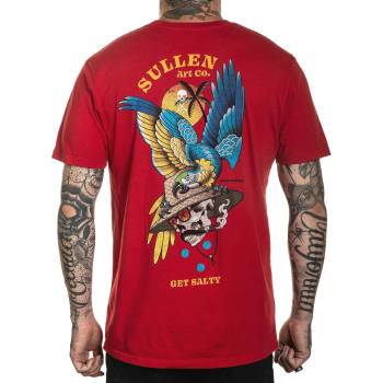Image 1 of SULLEN Мъжка тениска sullen - get salty - ЧЕРВЕНА - scm3017_rd