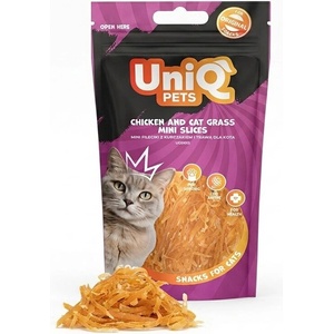 Uniq Pets Cat Snaks Mimi Chicken меки лакомства за котки с пилешко и котешка трева, 50 г